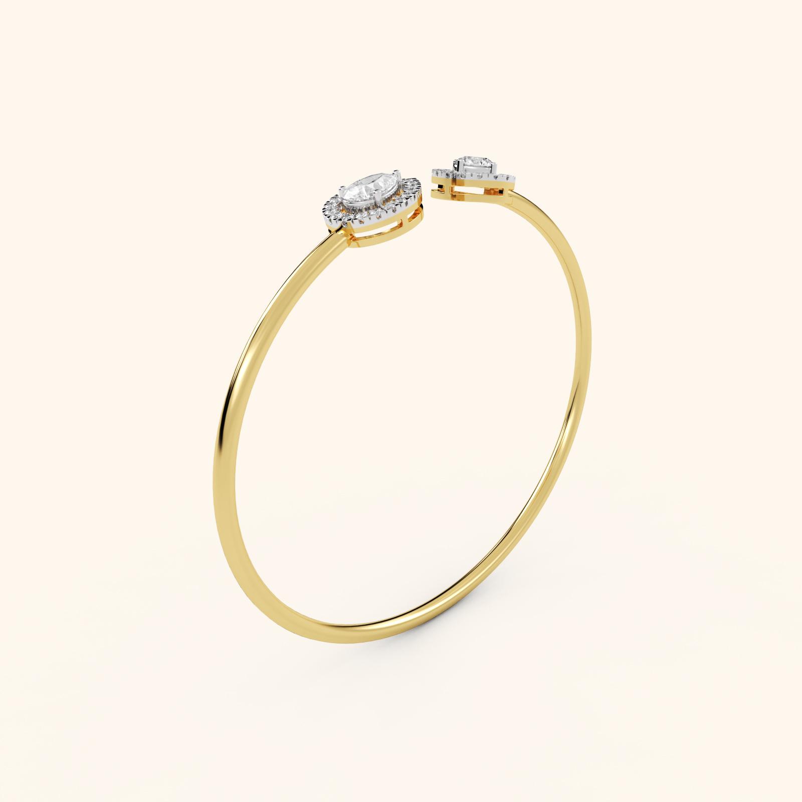 Twin Grace Diamond Bracelet