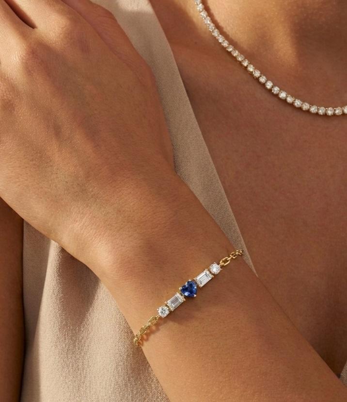 Heart of Elegance Diamond Bracelet