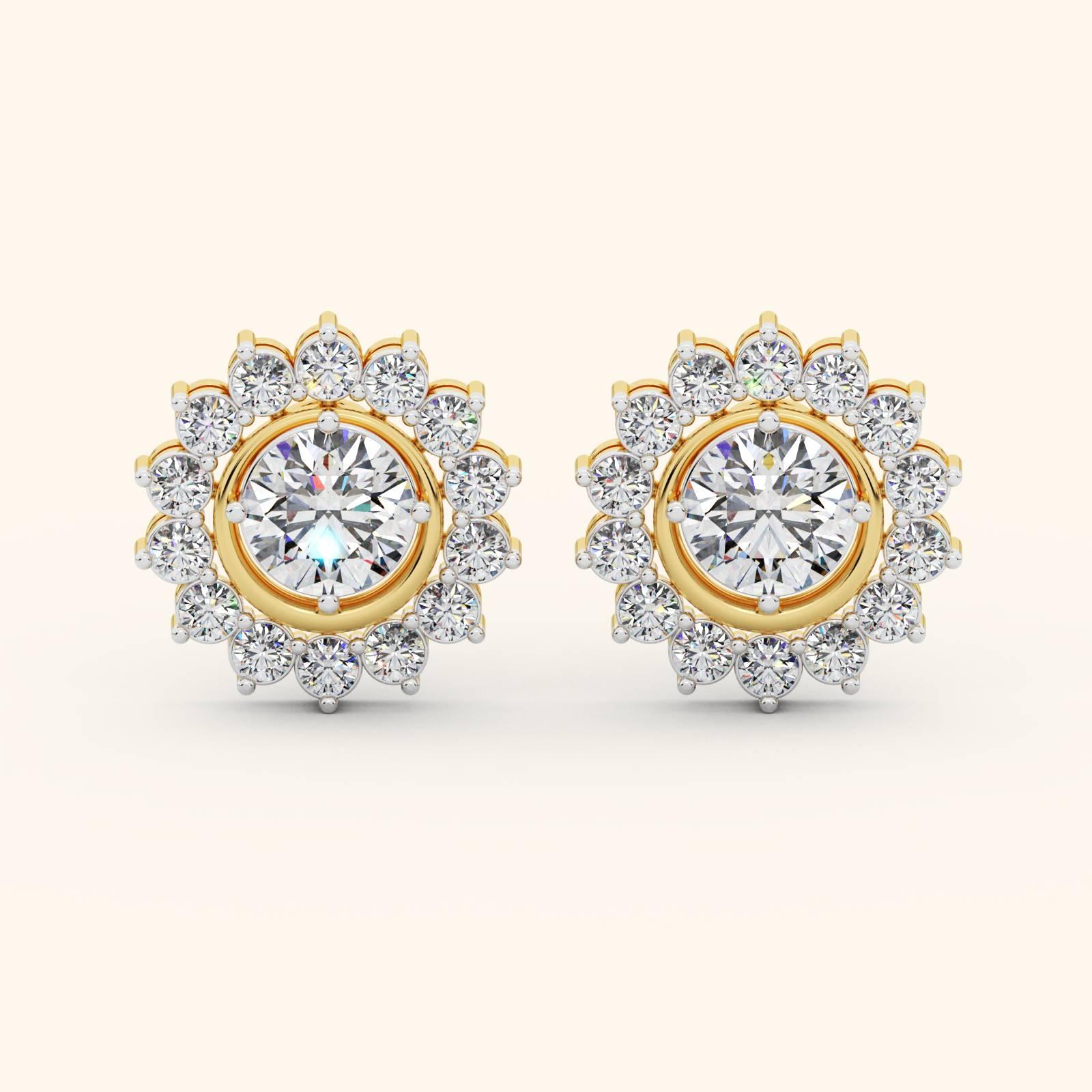 Vintage-inspired Cluster Earrings