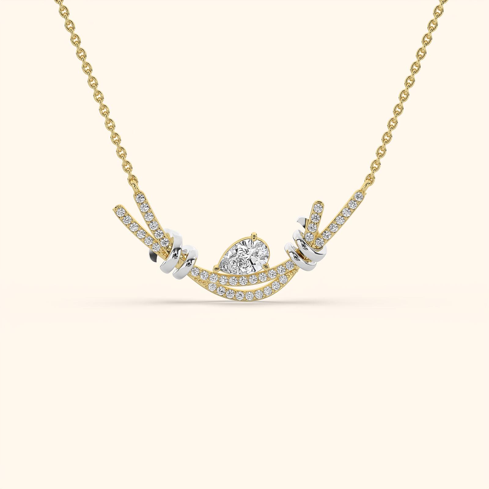 Symphony of Radiance Diamond Pendant
