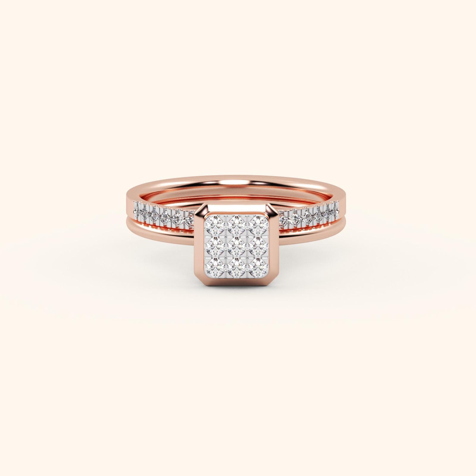 Cushion Cluster Classics Diamond Ring