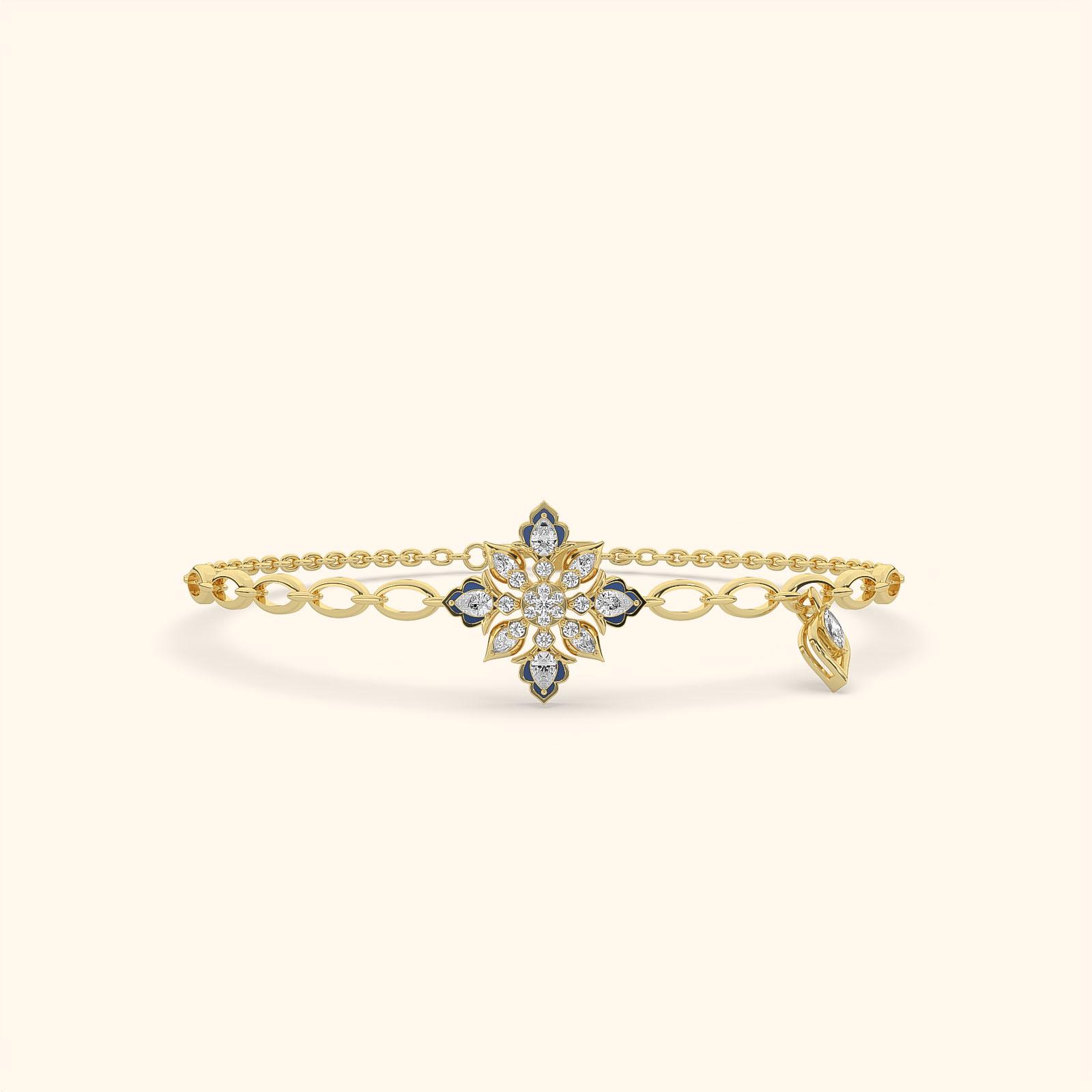 Trinity Bloom Diamond Bracelet