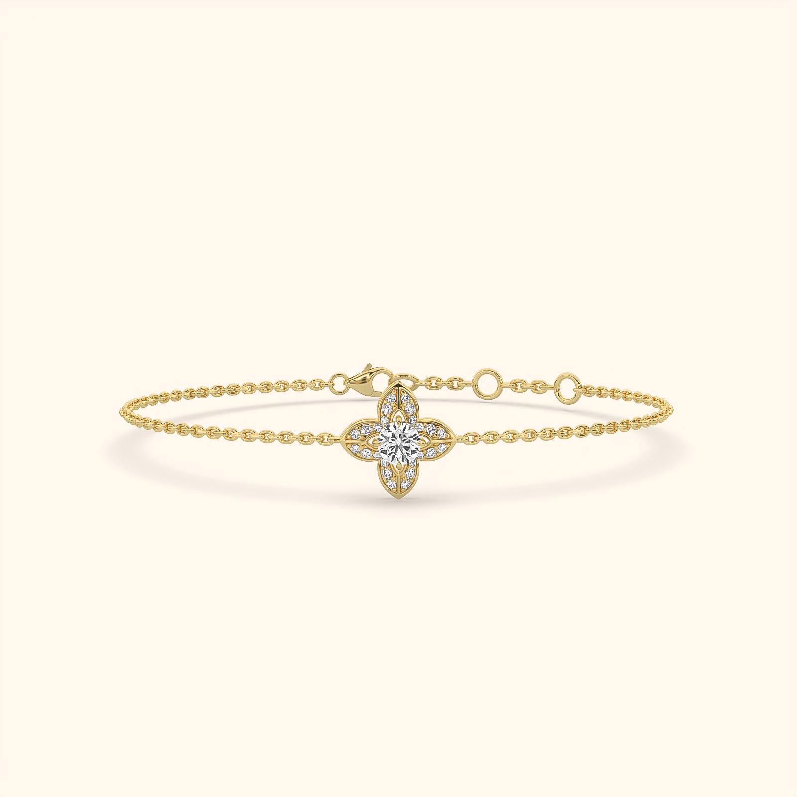 Solo Bloom Gold Bracelet