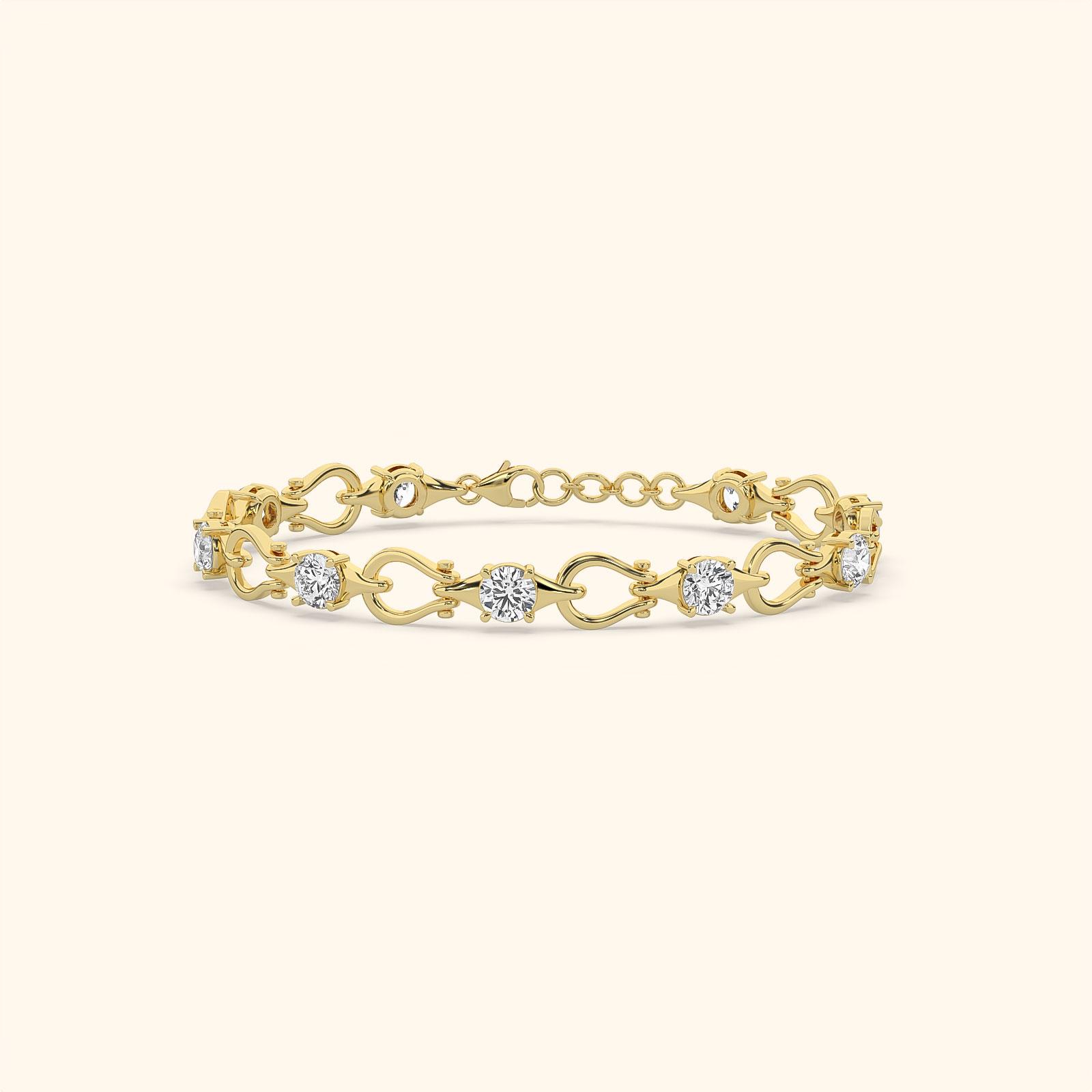 Heartline Spark Diamond Bracelet