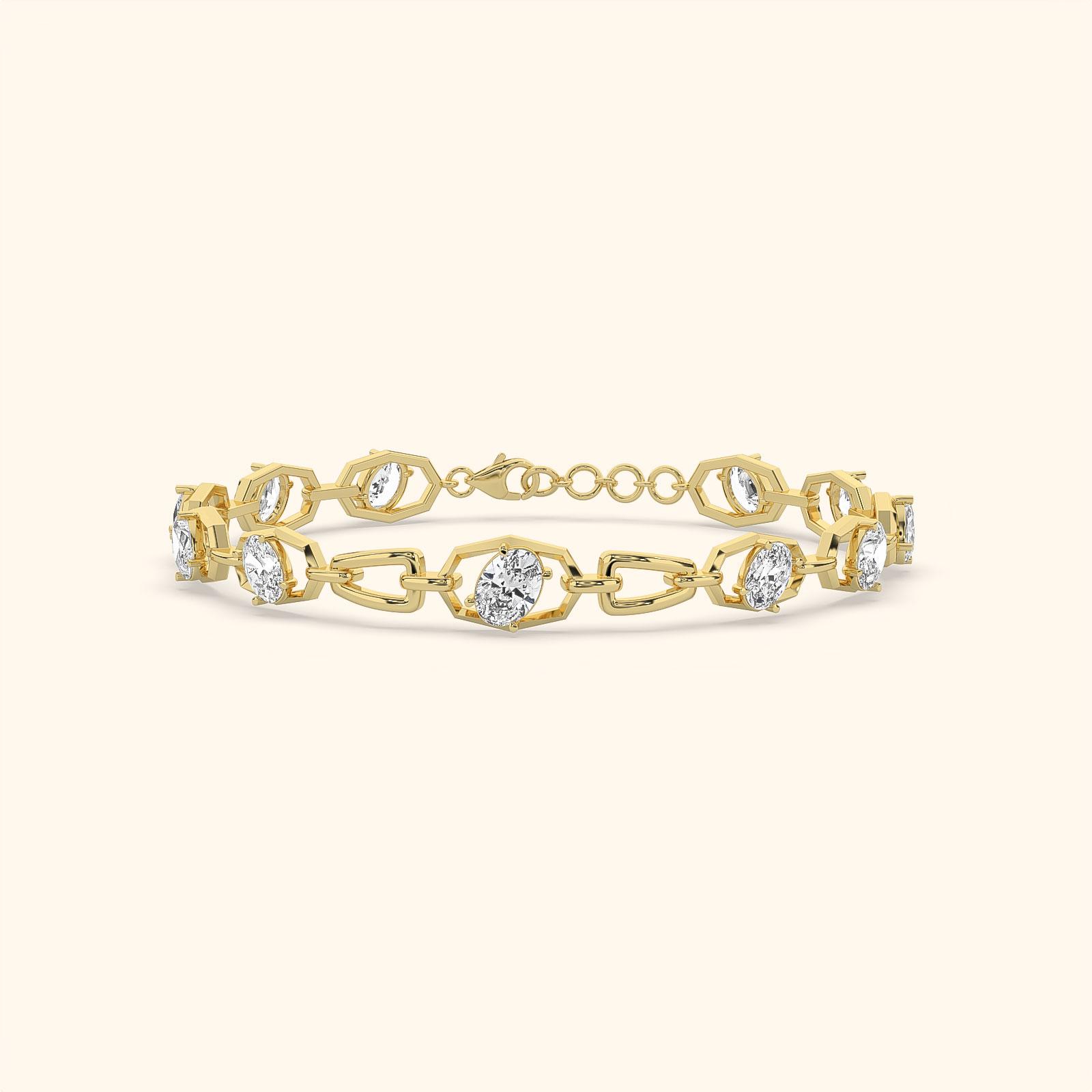 Hexa Grace Diamond Bracelet