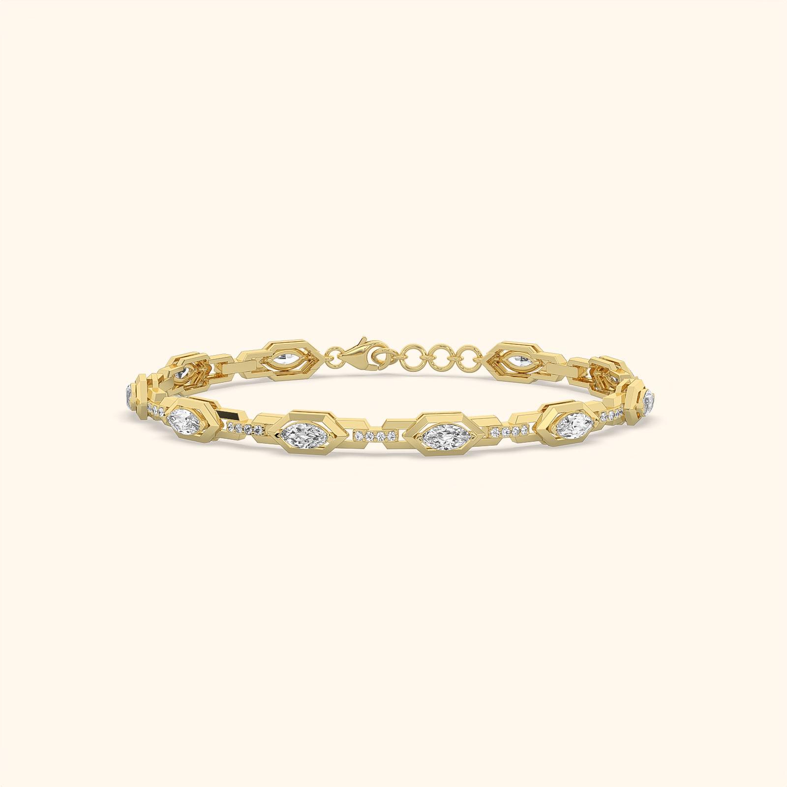 Elegant link Diamond Bracelet