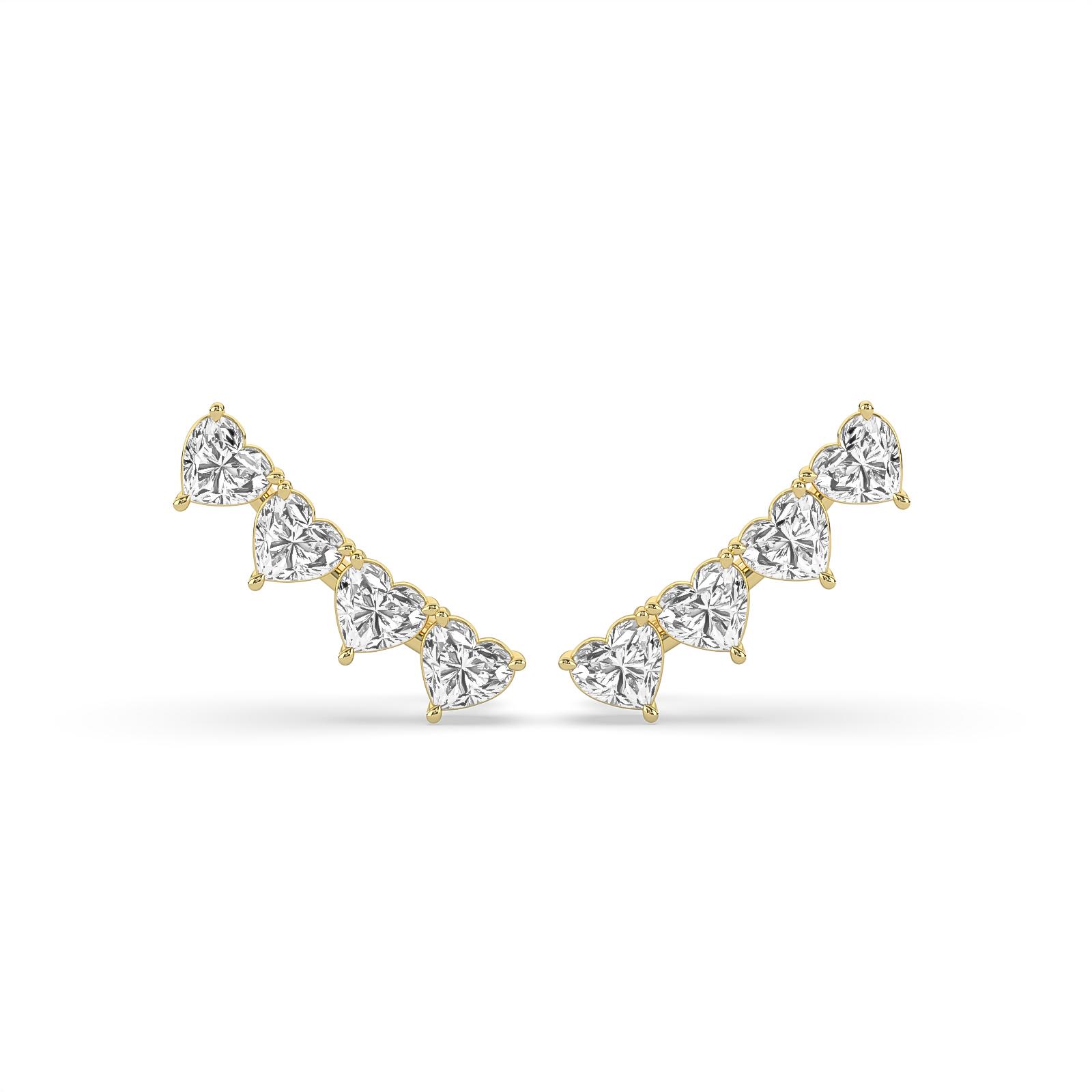 Inez Ear Climbers Diamond Earrings