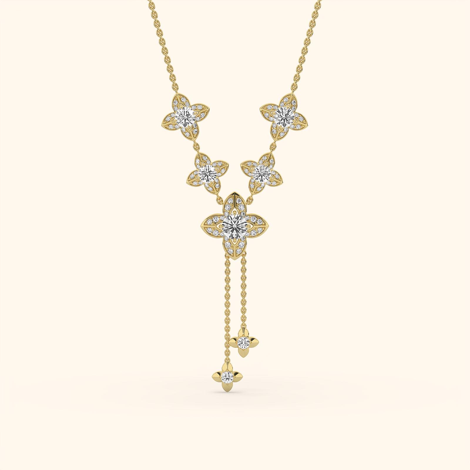 Shimmering Petal Necklace