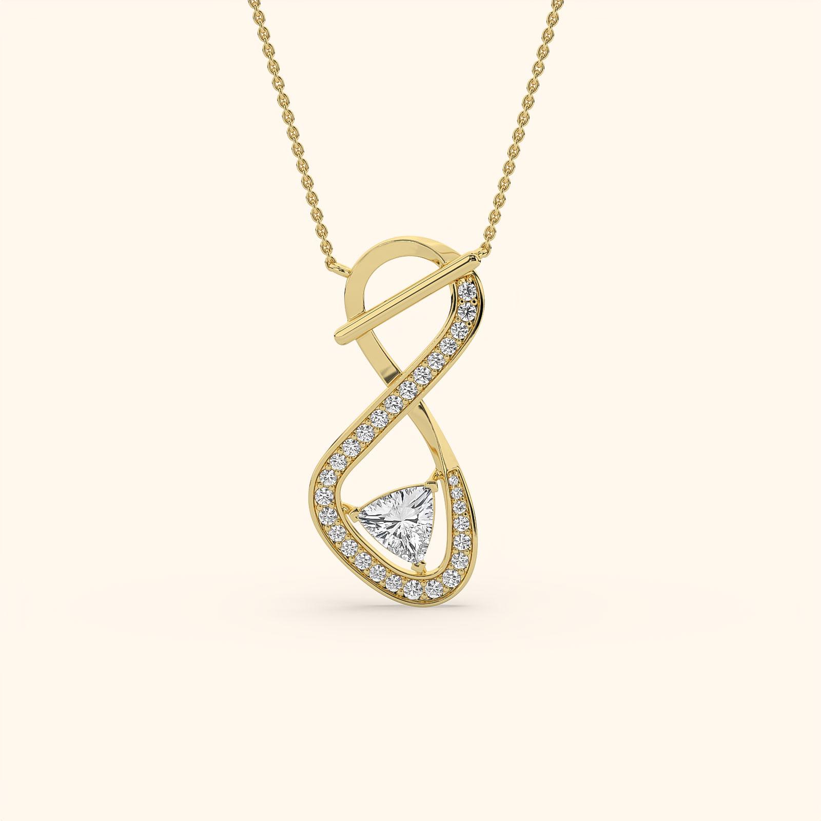 Eternal Twist Diamond Pendant