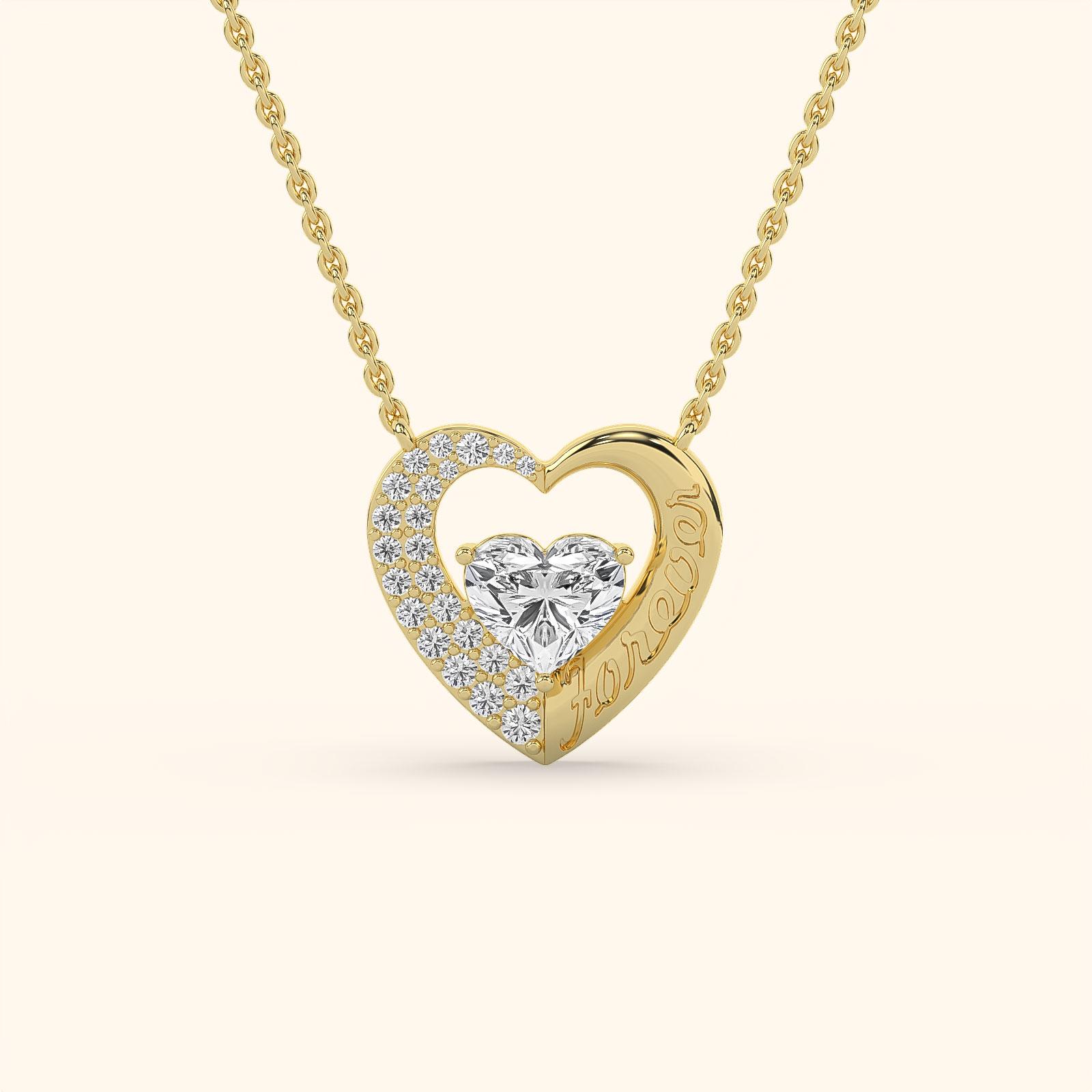 Heart's Desire Forever Diamond Pendant