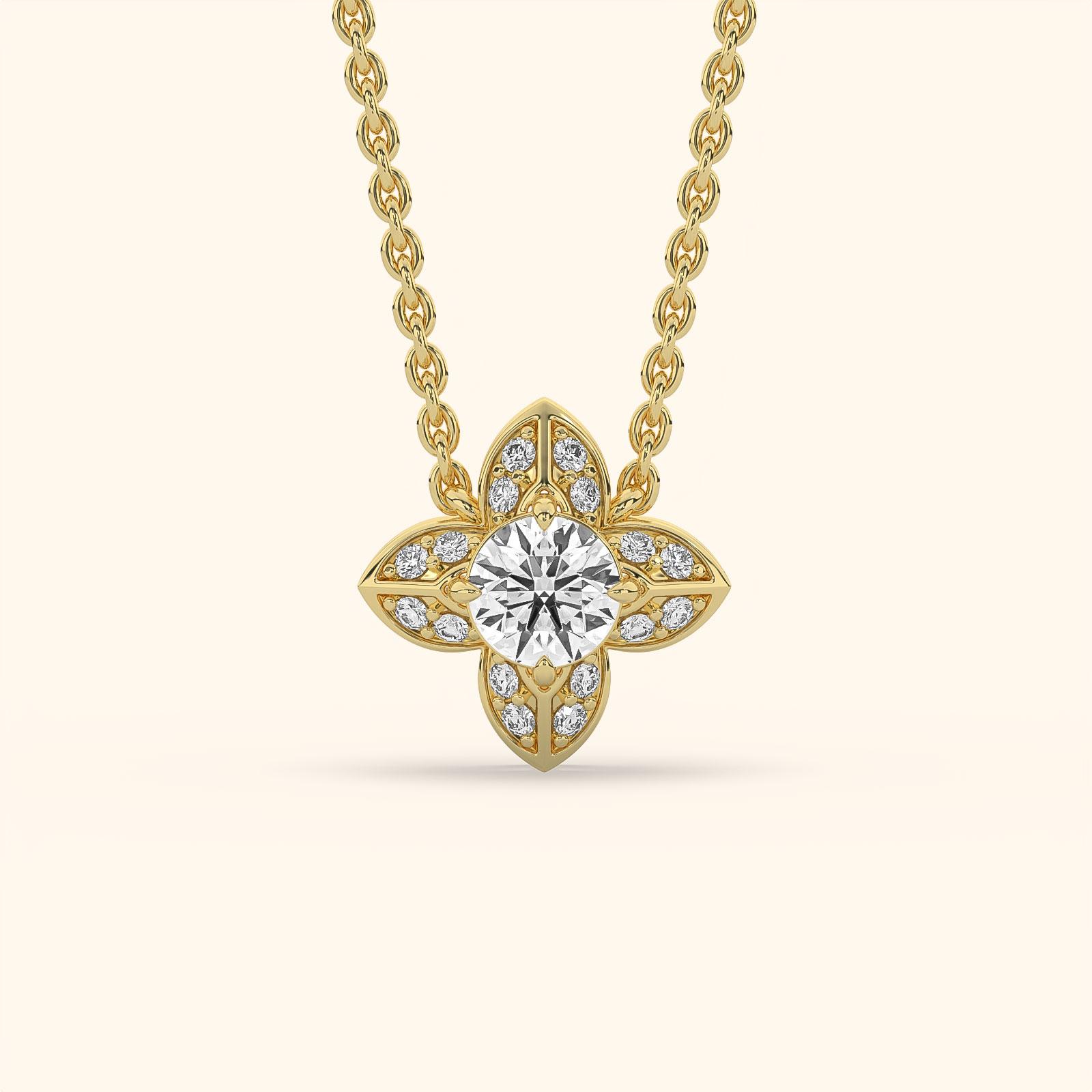 Petite Floral Pendant